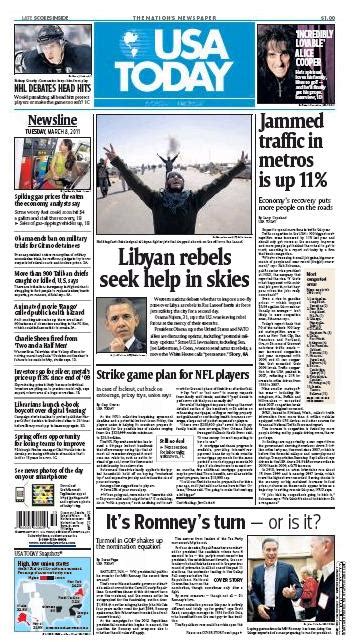 latest news paper|USA TODAY .